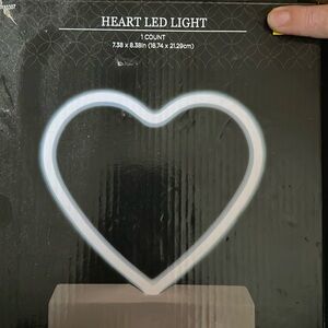 Heart shaped LED light